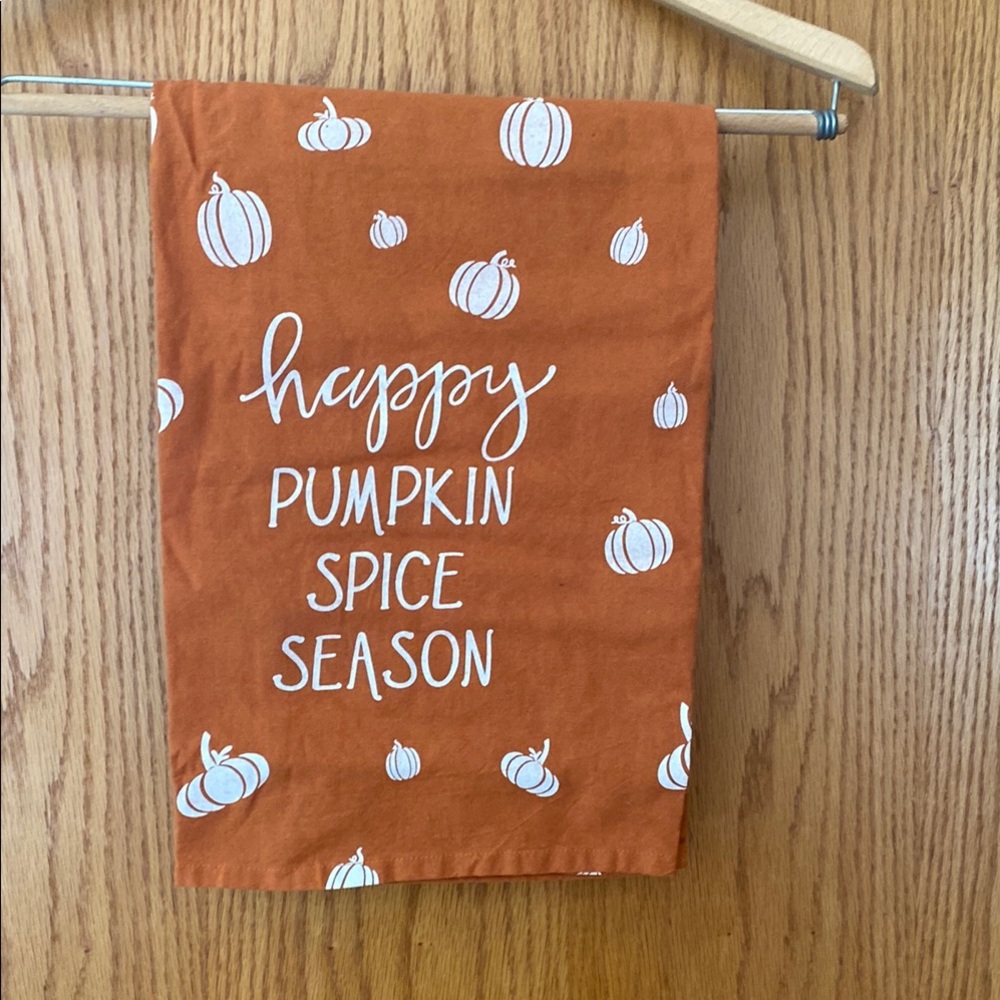 Happy Pumpkin Spice Season Tea Towel